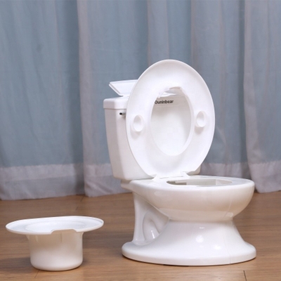 Klappbare Kindertoilettensitz-Potty-Trainer in rosa/weiß/blau EN-71 zertifiziert