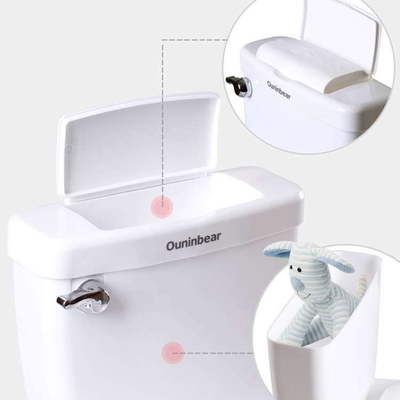 Multifunktionelle große quadratische Babypotty-Toilette mit Spülgeräusch