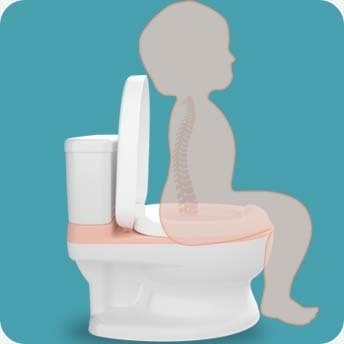 Öko-freundliche Druck Baby Potty Trainer Musik Sound Toilette Leichtgewicht Potty Training Sitz für Kinder