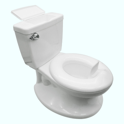 Große Viereckartige Multifunktionstoilette für Kinder Rosa/Weiß/Blau Toilette mit Musikspielzeug