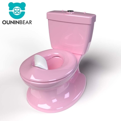 Öko-freundlich Blau Rosa Weiß Druck Kinder Potty Toilettentrainer mit individueller Verpackung und Logo