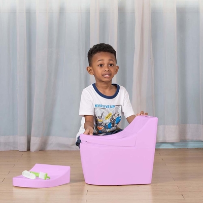 Blau-Weiß-Pink-Moderne Potty-Ausbildung Babytoilette mit EN-71-Zertifizierung