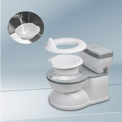 Baby Potty Toilette mit süßen Cartoon Design leicht zu reinigen Kinder Potty mit Spülen Sound Musik