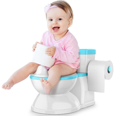 Grau/Pink/Blau Druck Umweltschutzfreundliche Babypotty Toilettentrainer für Kinder