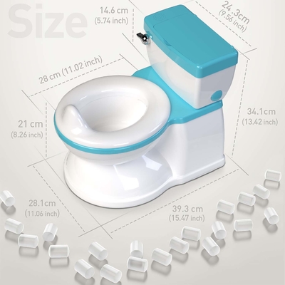 Grau/Pink/Blau Druck Umweltschutzfreundliche Babypotty Toilettentrainer für Kinder