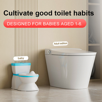 Öko-freundliche Grau/Pink/Blau-Druck Baby Potty Trainingssitz mit individuellem Logo