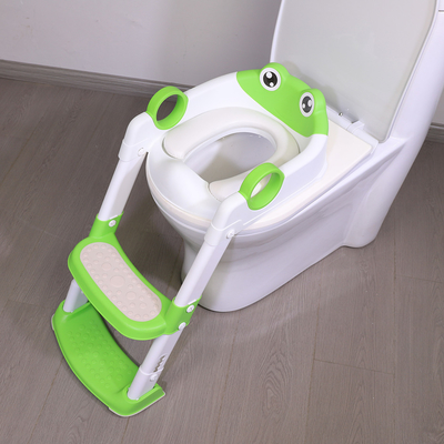 Weiches Kissen Babypotty Training Toilettensitz mit Stuhl Stuhlleiter Umweltfreundliches Design