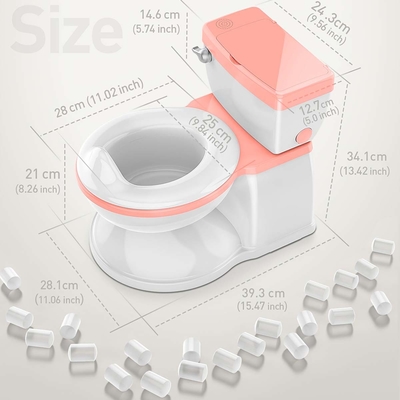 Großhandelklappbare Babypotty Training Toilette PP Kunststoff Kinder tragbare Potty Sitz für Kleinkinder