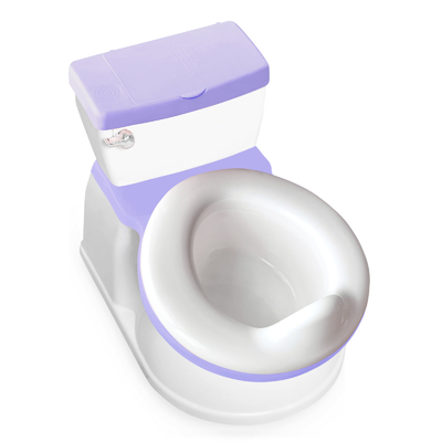 Neue Musical Baby Potty Training Toilette mit Flush Sound Plastik Kinder Kleinkind Größe