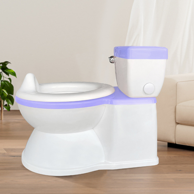 Neue Musical Baby Potty Training Toilette mit Flush Sound Plastik Kinder Kleinkind Größe
