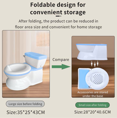 Babyhood-Potty Plastik Baby-Potty-Stuhl Öko-freundliche Plastik Bären OEM angepasstes Logo