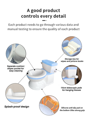 Babyhood-Potty Plastik Baby-Potty-Stuhl Öko-freundliche Plastik Bären OEM angepasstes Logo