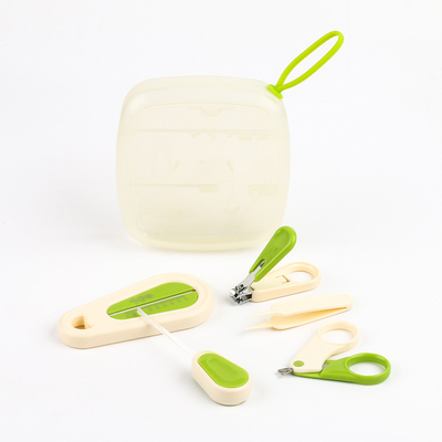 Personalisiertes Logo Multifunktionales Tragbares Baby Nagelschneidertücher-Set Baby-Pflege-Set für Baby-Junge-Mädchen