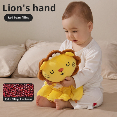 Baby-Handpuppen Kinder Schock-Reissbeutel Anti-Schock Beruhigungsmittel Große Handfläche Schlaf-Artefakt Neugeborenes Kissen Handpuppe Fingerpuppen