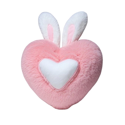 Süßes Herz geformtes Plüssigkissen Weiches Schlafkissen Wohnzimmer Dekor Valentinstag Geschenke Komfortable Liebeskissen Sofa Kissen